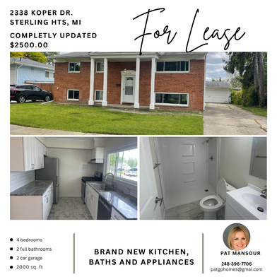 2338 Koper Drive, Sterling Heights, MI 48310 | RentSpree